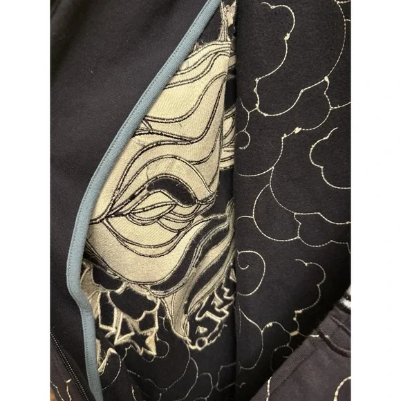 Vintage Y2K Ecko UNLTD Full Zip Hoodie Size 5XL Embroidered Rhino Cybergoth Rare